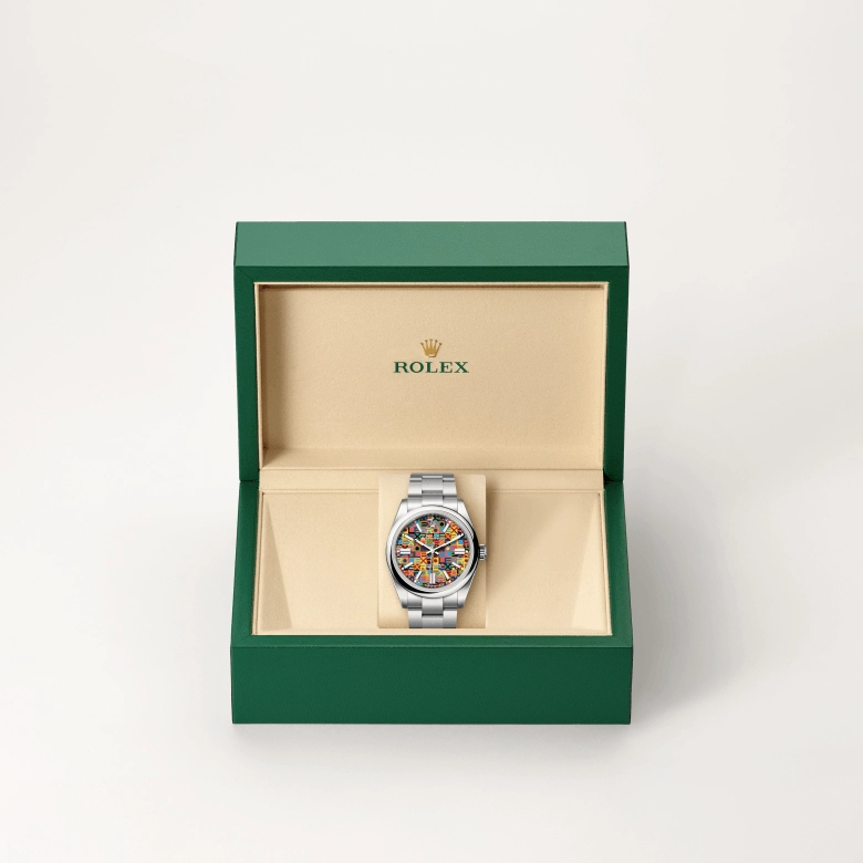 Rolex Oyster Perpetual in Oystersteel, M134300-0010 - Srichai Watch