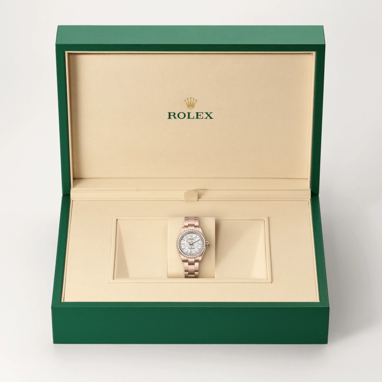 Rolex Oyster Perpetual in Everose gold 18 กะรัต, M276245RBR-0001 - Srichai Watch