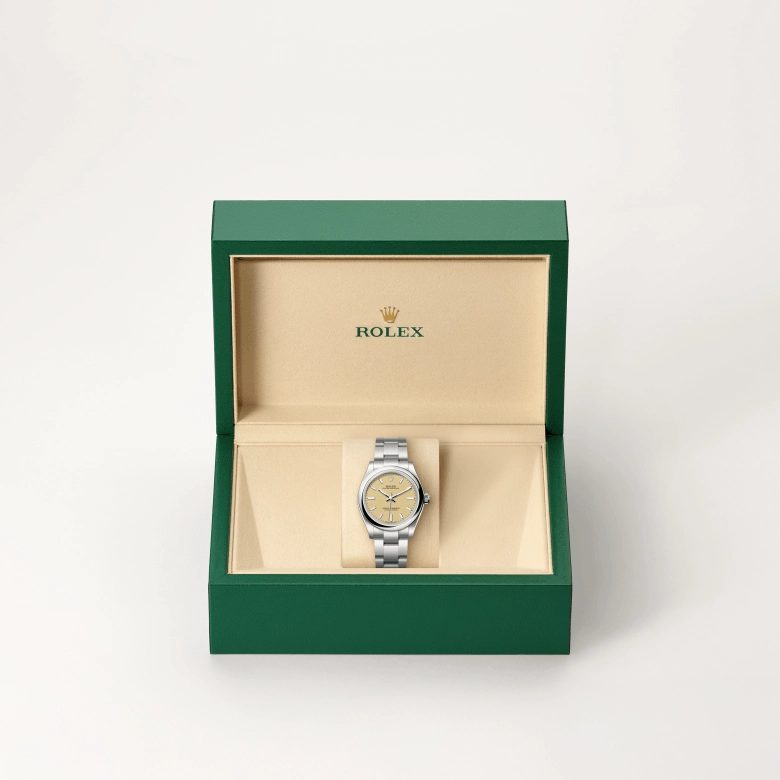 Rolex Oyster Perpetual in Oystersteel, M277200-0013 - Srichai Watch