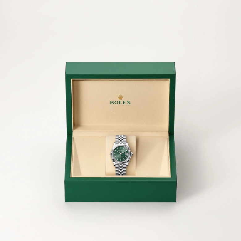 Rolex Datejust in White Rolesor - การผสมผสานระหว่าง Oystersteel และทองคำขาว, M278274-0018 - Srichai Watch